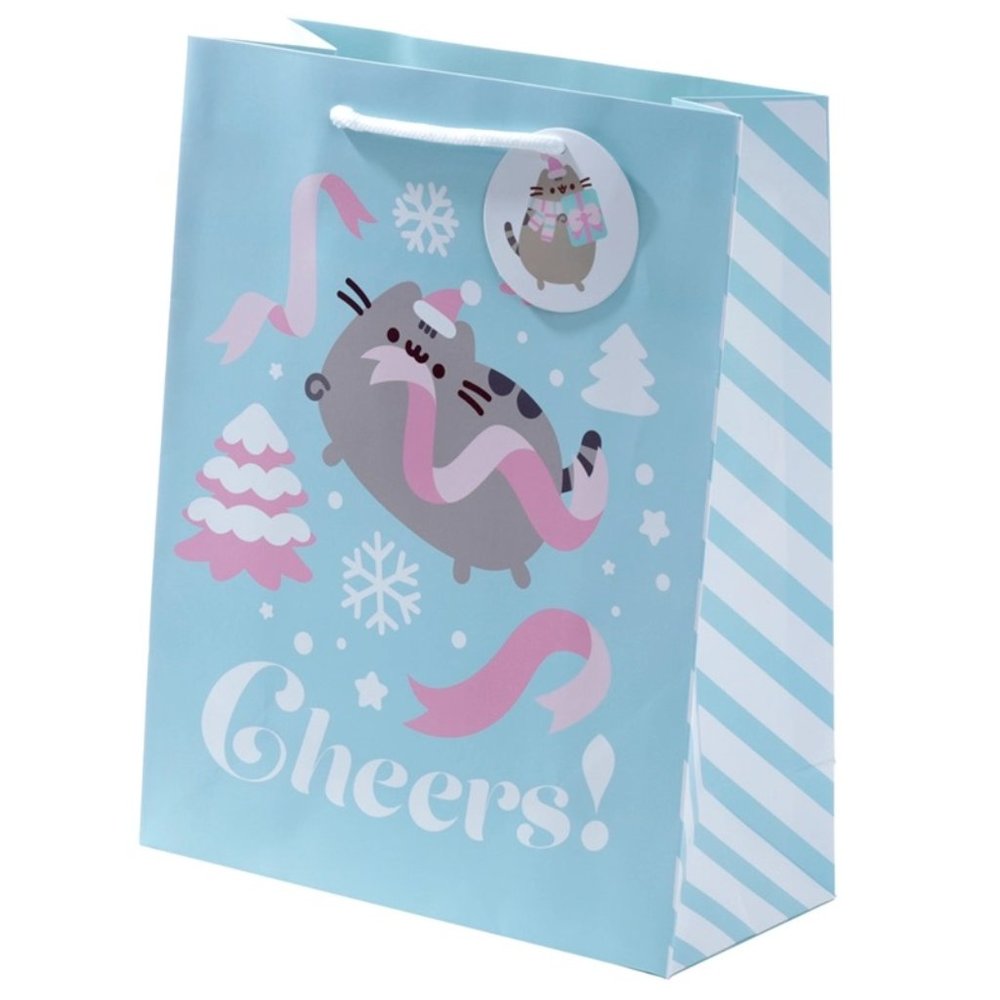 Pusheen Cat Christmas Holidays Gift Bag (Set of 2)